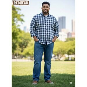 RedHead Men's Jean 44x34 Classic Fit Straight Leg Made in Mexico